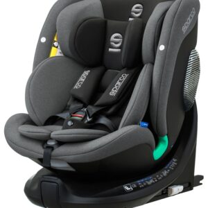 SILLA DE BEBE 360 PARA AUTO GRIS
