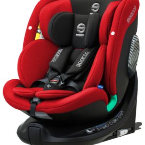 SILLA DE BEBE 360 PARA AUTO ROJA